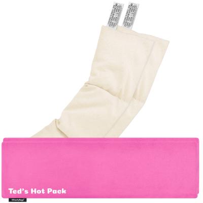 Pack of 2 (47cm x 12cm) - Hot Pink Cotton Fabric with Removable Cover