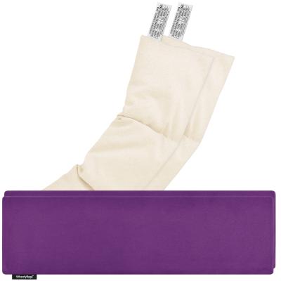 Pack of 2 (47cm x 12cm) - Purple Cotton Fabric Scented (Organic Lavender Buds) with Removable Cover (Personalised with Text)
