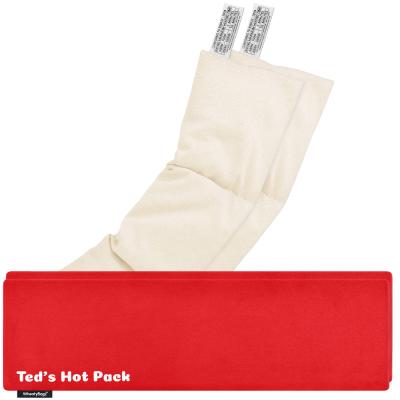 Pack of 2 (47cm x 12cm) - Red Cotton Fabric Scented (Organic Lavender Buds) with Removable Cover