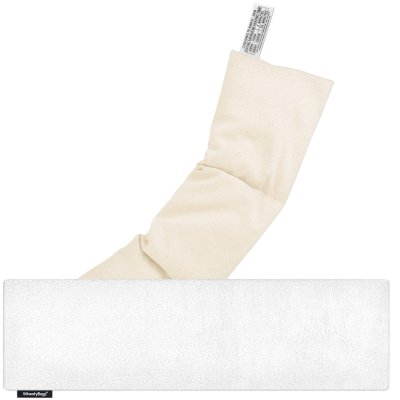 (47cm x 12cm) - White Fleece Fabric with Removable Cover (Personalised with Text)