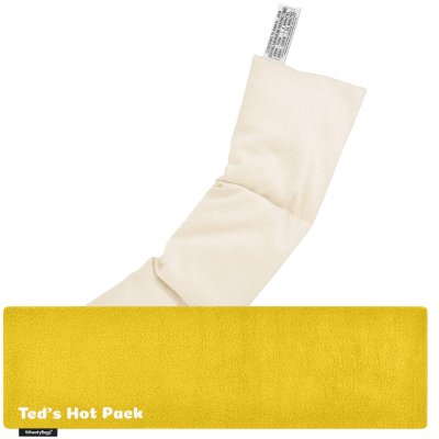 (47cm x 12cm) - Yellow Fleece Fabric with Removable Cover