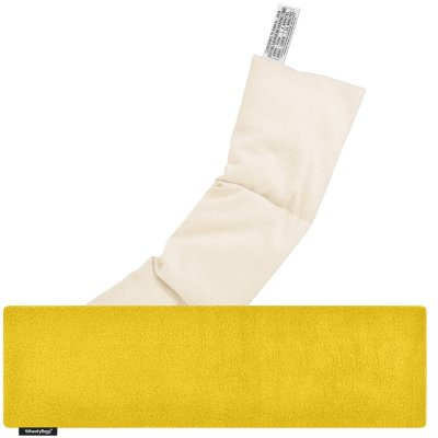 (47cm x 12cm) - Yellow Fleece Fabric with Removable Cover (Personalised with Text)