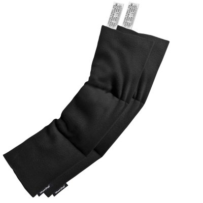 Pack of 2 (47cm x 12cm) - Black Fleece Fabric Scented (Organic Lavender Buds) (Personalised with Text)