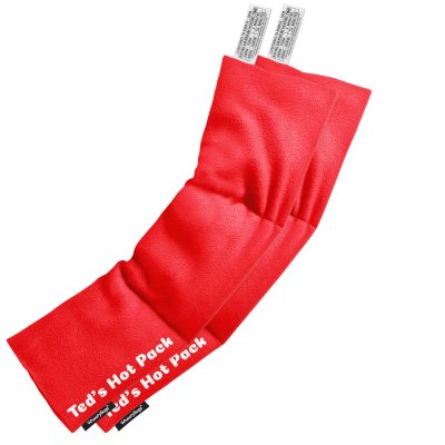 Pack of 2 (47cm x 12cm) - Red Fleece Fabric Scented (Organic Lavender Buds)
