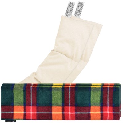 Pack of 2 (47cm x 12cm) - Tartan Fleece Fabric with Removable Cover (Personalised with Text)