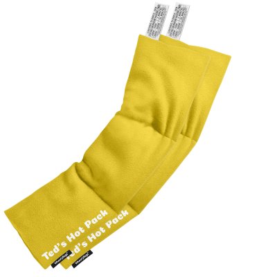 Pack of 2 (47cm x 12cm) - Yellow Fleece Fabric Scented (Organic Lavender Buds)