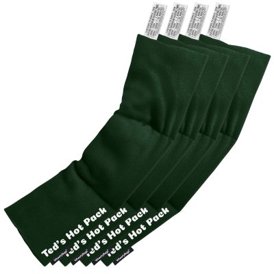 Pack of 4 (47cm x 12cm) - Dark Green Fleece Fabric Scented (Organic Lavender Buds)