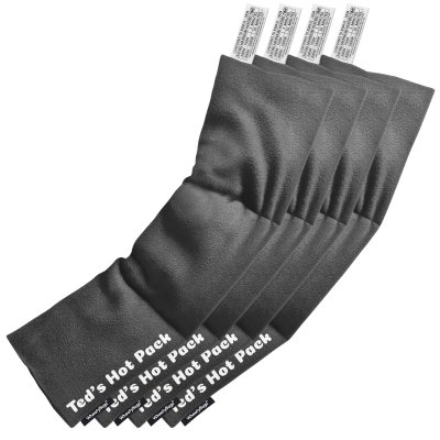 Pack of 4 (47cm x 12cm) - Grey Fleece Fabric Scented (Organic Lavender Buds)