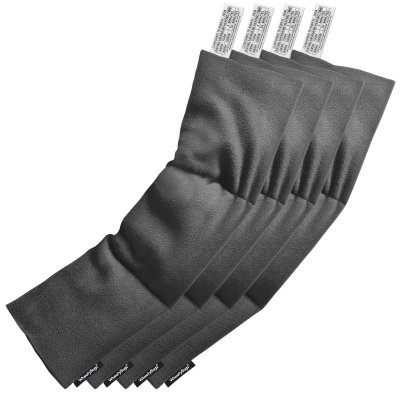 Pack of 4 (47cm x 12cm) - Grey Fleece Fabric Scented (Organic Lavender Buds) (Personalised with Text)