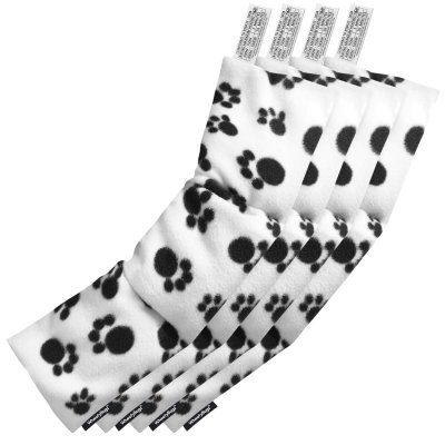 Pack of 4 (47cm x 12cm) - Paws Fleece Fabric (Personalised with Text)