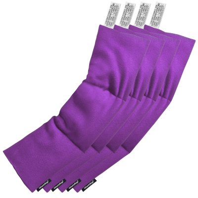 Pack of 4 (47cm x 12cm) - Purple Fleece Fabric (Personalised with Text)
