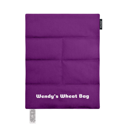 Approx. 40cm x 30cm (6 Compartments) - Purple Cotton Fabric