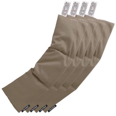 Pack of 4 (47cm x 12cm) - Chocolate Luxury Cotton Fabric (Personalised with Text)
