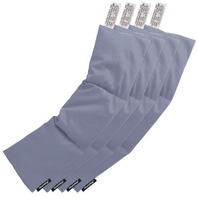 Pack of 4 (47cm x 12cm) - Gothic Blue Luxury Cotton Fabric (Personalised with Text)