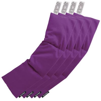 Pack of 4 (47cm x 12cm) - Purple Cotton Fabric (Personalised with Text)