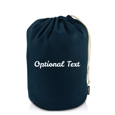 Medium (38cm x 24cm base) - Navy Blue Cotton Fabric