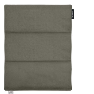 (Wheat Filling) 40cm x 30cm (3 Compartments) with No Icon - Chocolate Luxury Cotton Fabric (Unscented) (Personalised with Text)