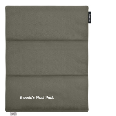 (Wheat Filling) 40cm x 30cm (3 Compartments) with No Icon - Chocolate Luxury Cotton Fabric (Unscented)