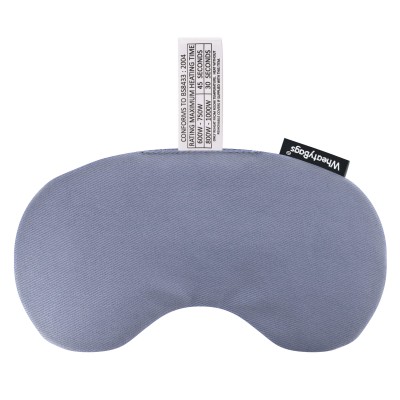 (18cm x 11.5cm) - Gothic Blue Luxury Cotton Fabric with Black Hook & Loop + Elastic Fastening Strap