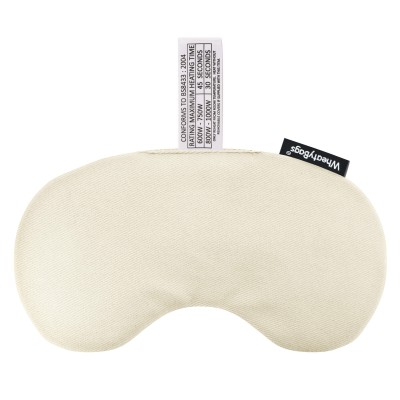 (18cm x 11.5cm) - Natural Cotton Fabric with Black Hook & Loop + Elastic Fastening Strap