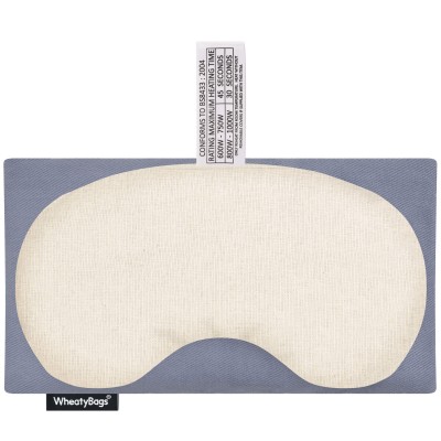 (18cm x 11.5cm) - Gothic Blue Luxury Cotton Fabric with White Hook & Loop + Elastic Fastening Strap with Removable Cover