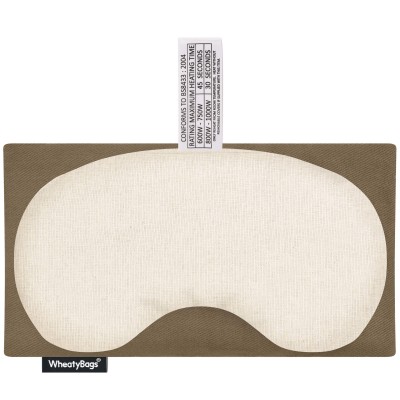 (18cm x 11.5cm) - Chocolate Luxury Cotton Fabric with White Hook & Loop + Elastic Fastening Strap with Removable Cover