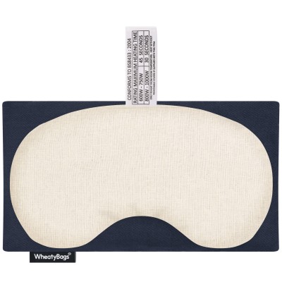 (18cm x 11.5cm) - Navy Blue Cotton Fabric with Removable Cover