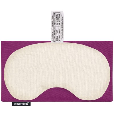 (18cm x 11.5cm) - Purple Cotton Fabric with Removable Cover