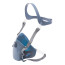 3M™ Reusable Half Face Mask Ready-to-Use Kit Large 7523L Detached Filters Side