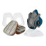 3M™ Spray Paint Respirator 6502QL, A2P3 Showing Removed Filters