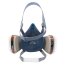 3M™ Reusable Half Face Mask Ready-to-Use Kit Large 7523L Back