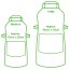 Funny Personalised Photo Apron (Licence To Grill) Size Comparison