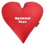 Heart Shaped Buckwheat Cushion with Organic Options from HappySnapGifts®