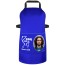 (70cm x 55cm) - with BBQ Icon - Royal Blue Cotton Fabric (Personalised with Text) and Photo Printed Pocket