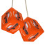 (Foam Filled) 7cm Cubes Mock Suede Polyester Fabric