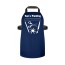 (55cm x 40cm) with Paint & Craft Icon Navy Blue Water Resistant Polyester Fabric (Personalised with Text) and Photo Printed Pocket