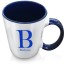 (XL 15oz Blue Inner & Handle) Royal Blue (Personalised with Text)