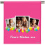 (58cm) Hot Pink (Fuchsia) (Personalised with Text)