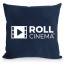 Square (25cm) - Navy Blue Cotton Fabric