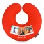 (30cm) (Polaroid Style Photo Print) Red Soft Velvet Polyester Fabric (Personalised with Text)