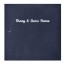 (30cm Square) - Navy Blue Cotton Fabric with Zip Opening