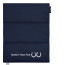 (Wheat Filling) 40cm x 30cm (3 Compartments) (Horse Shoe Print) - Navy Blue Cotton Fabric (Unscented)